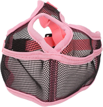 Ademend Mesh Muilkorf voor Korte Snuit Honden (Bulldog, Chihuahua) – Voorkom Bijten, Blaffen & Kauwen