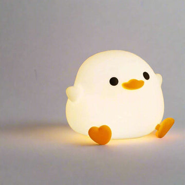 Bonen Eenden Nachtlampje – Siliconen, Dimbaar & Oplaadbaar – Schattig Licht voor Kinderkamer