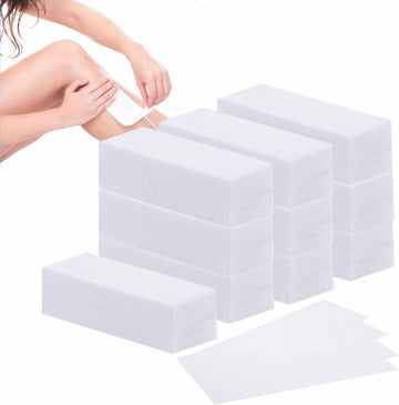 1000 Stuks Vliesstrips voor Wax – 7x20 cm Ontharingsstrips voor Warme Was & Suikerpasta – Geschikt voor Gezicht, Benen, Bikini & Lichaam