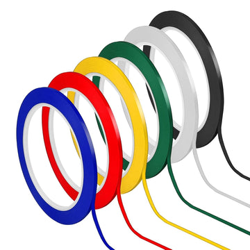 Grafische Tape – 6 Rollen Whiteboard Plakband voor Diagrammen & Kunst met Zelfklevende Accessoires
