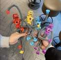 Set van 4 Stretch Robots – Educatief Speelgoed met Zuignap voor Kinderen