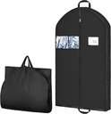 Kledinghoezen om op te hangen 110 x 60 x 10 cm - Stofdichte kledingtassen voor herenkleding - Reiskledinghoes voor kostuums en jassen .