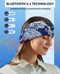 Bluetooth 5.2 Slaapkoptelefoon Hoofdband Hoofdtelefoon - Zachte Boho Muziek Hoofdband met HD Stereo Geluid - Tech Geschenken voor Mannen Vrouwen Tieners - Herbruikbare Hoofdtelefoon voor Slapen .