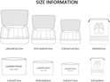 8 STKS Multifunctionele Packing Cubes voor Koffer - Organizer Bags Reisbenodigdheden - Tas met Schoenentas .