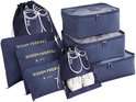 8 STKS Multifunctionele Packing Cubes voor Koffer - Organizer Bags Reisbenodigdheden - Tas met Schoenentas .
