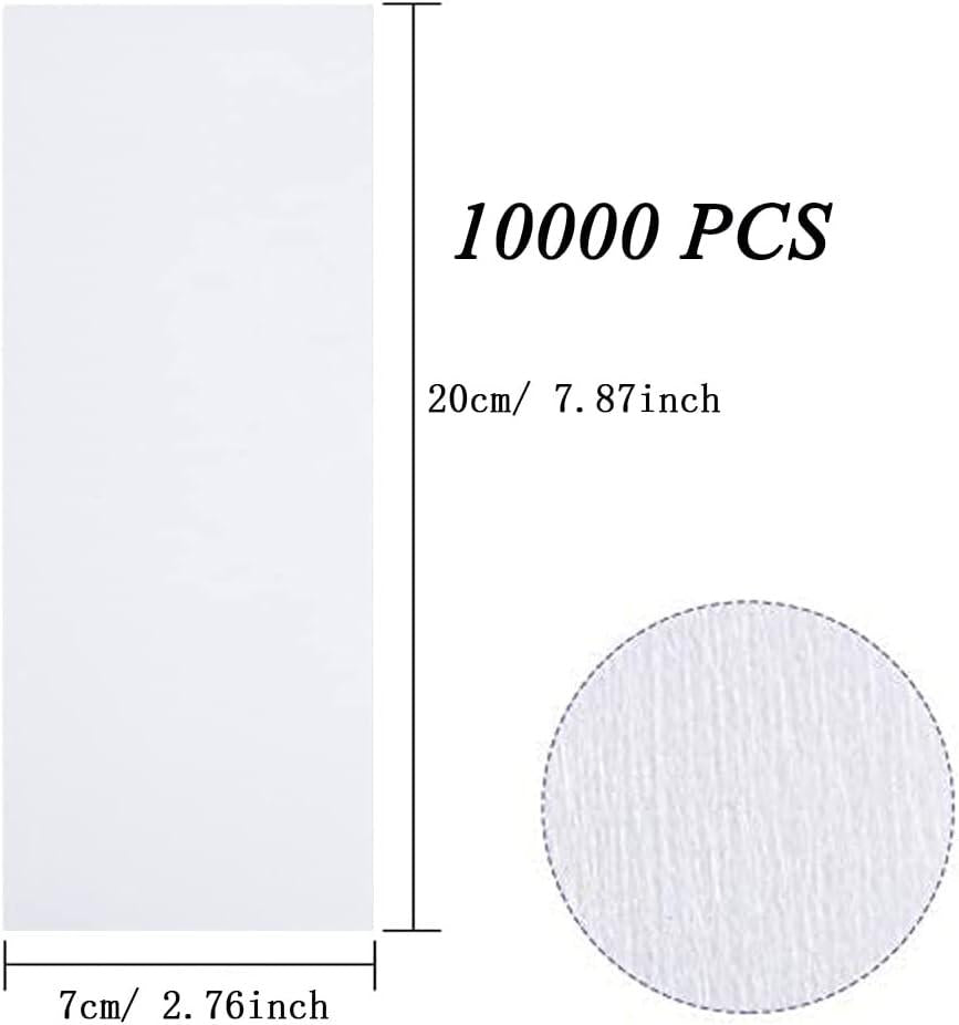 1000 Stuks Vliesstrips voor Wax – 7x20 cm Ontharingsstrips voor Warme Was & Suikerpasta – Geschikt voor Gezicht, Benen, Bikini & Lichaam