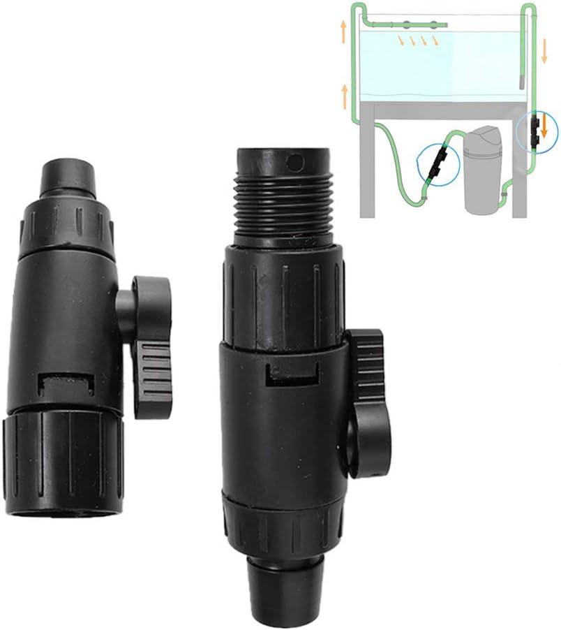 Waterstroom Regelventiel – 2 Stuks Aquarium Slangventiel 12-16 mm – Buisadapter voor Waterregeling en Slangcontrole