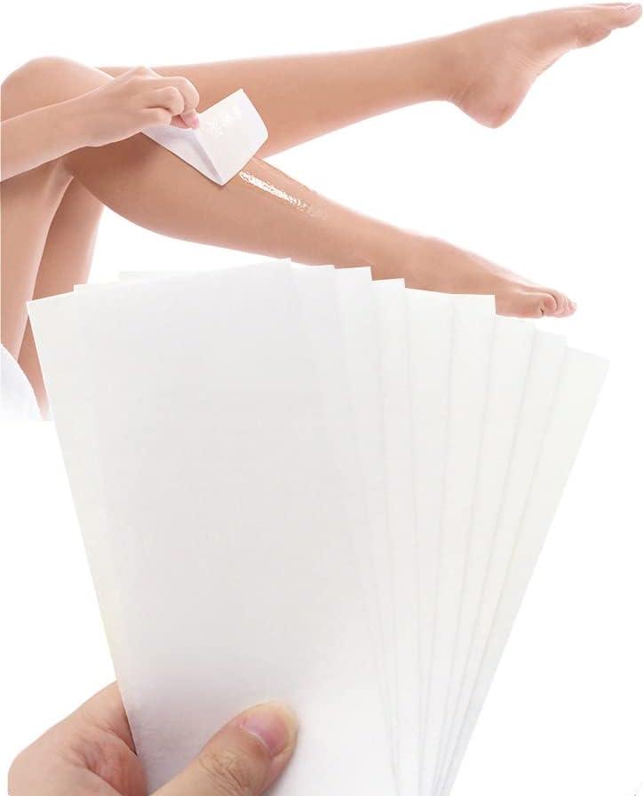 1000 Stuks Vliesstrips voor Wax – 7x20 cm Ontharingsstrips voor Warme Was & Suikerpasta – Geschikt voor Gezicht, Benen, Bikini & Lichaam