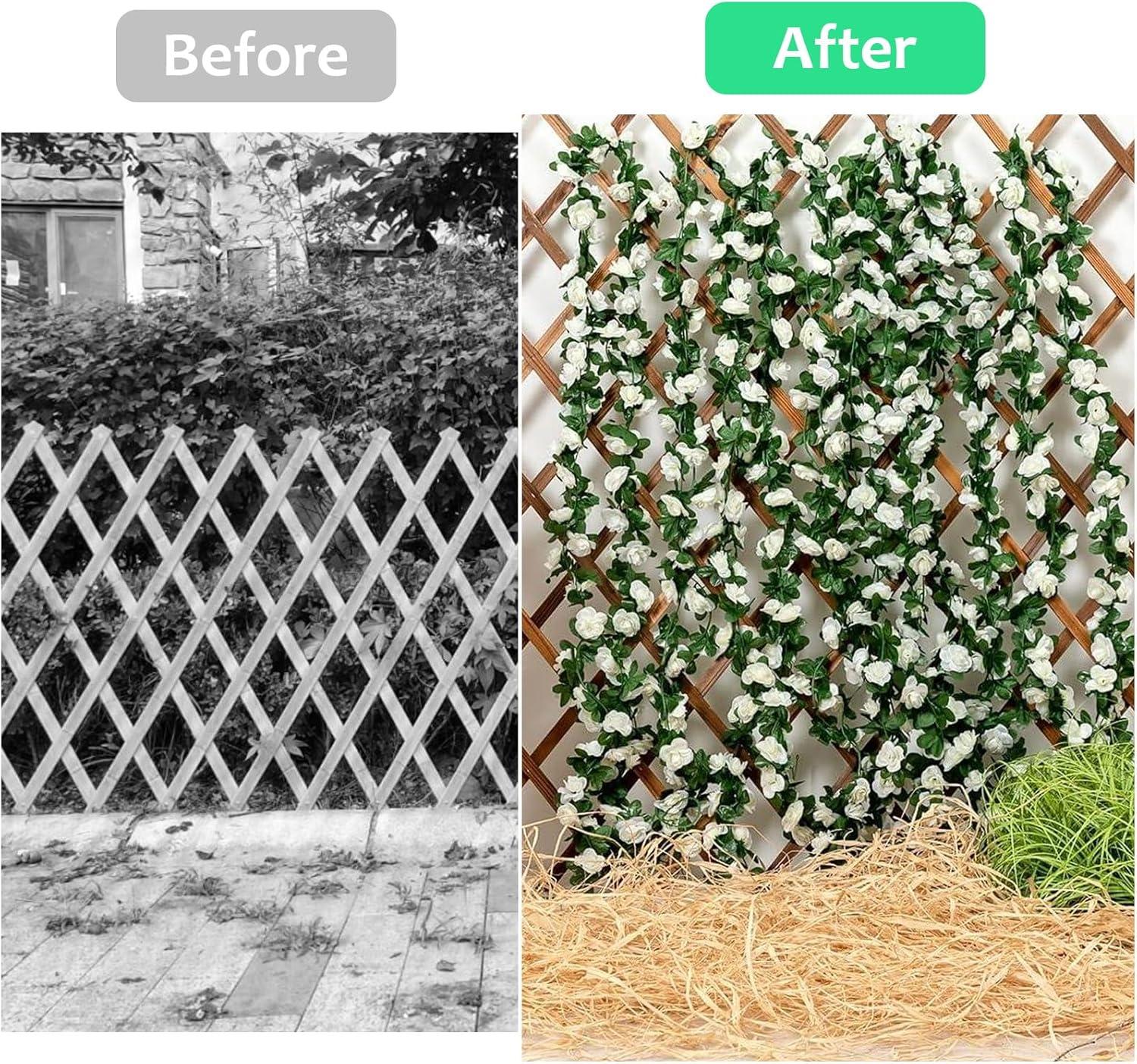 Kunstmatige Pioenrozen Slinger – 250 cm Wijnstok Bloemenguirlande voor Thuisdecoratie & Feest – Opknoping Plantenbloemen