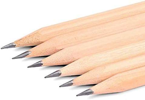 potloden basisset natuurlijk grafiet hout zeshoek voor tekenen schrijven kantoor schoolbenodigdheden 17,9 x 0,7 cm (50 stuks)