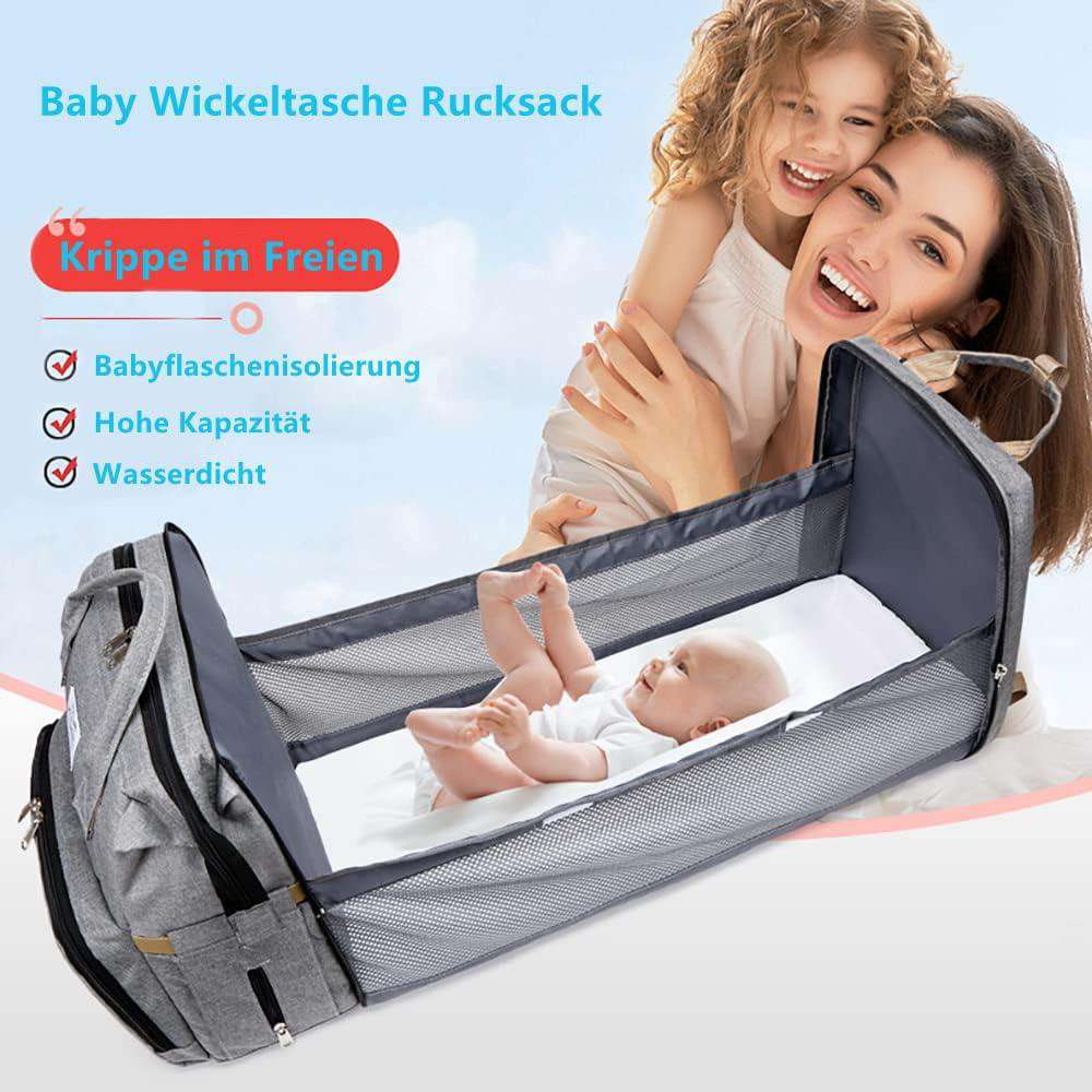 Multifunctionele Luiertas – Waterafstotend met Aankleedkussen voor Baby’s