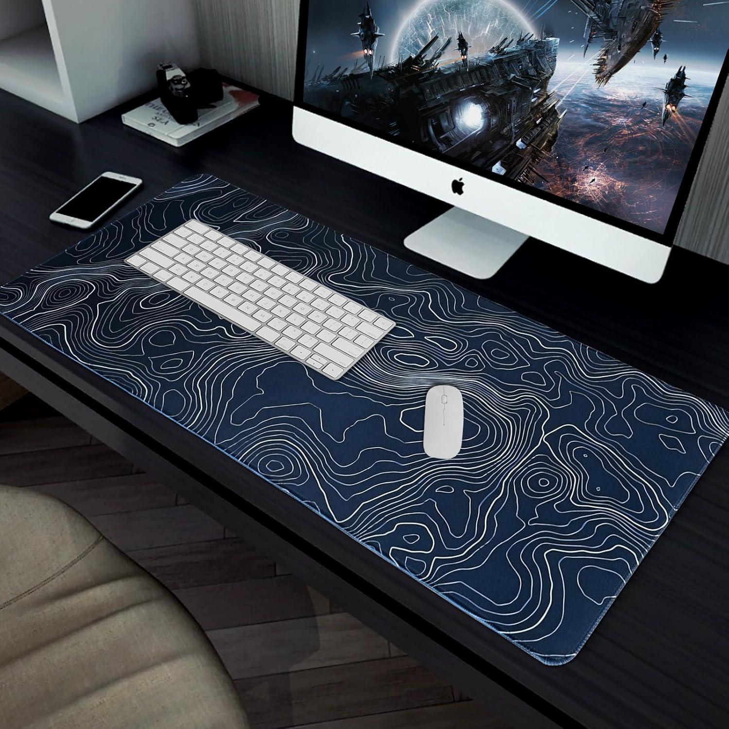 XXL Artistieke Muismat 900x400mm – Waterdicht & Rubberen Basis voor Kantoor & Computer