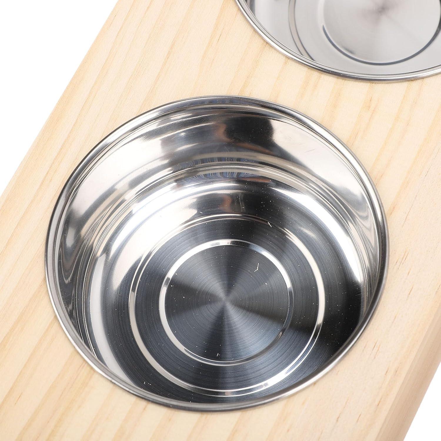 Houten Hooi Feeder voor Konijn, Cavia en Hamster – Puinhoopvrije Voerbak – Stevige Krabber en Voedingshouder.