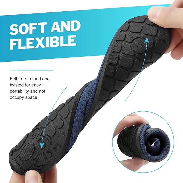 Waterschoenen voor dames en heren, voor duiken, surfschoenen, waterschoenen voor bad, strand, zee, snorkel, yoga, maat 34-47