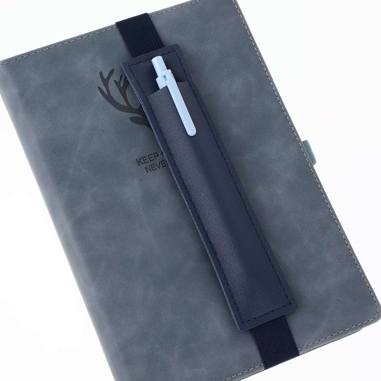 6Pcs Elastische Notebook Pen Houder Verstelbare Bandjes Lederen Pen Sleeve Pouch voor Journal Planner Potlood Houder voor Boek Binder School Kantoorbenodigdheden Pen Houder voor Planner