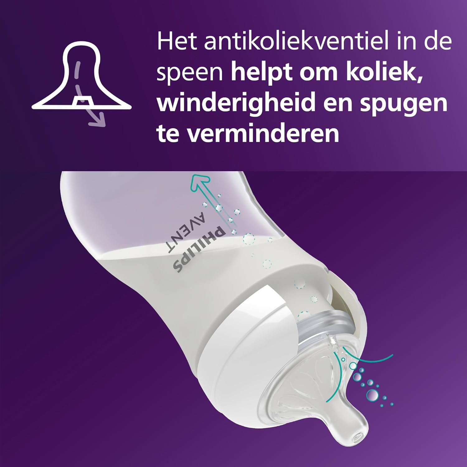 Philips Avent babyfles cadeauset voor pasgeboren baby's - 4 babymelkflessen, ultra soft-fopspeen en flessenborstel, voor baby's van 0-12 maanden en ouder (model SCD838/11)