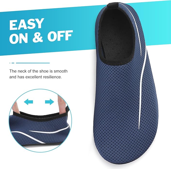 Waterschoenen voor dames en heren, voor duiken, surfschoenen, waterschoenen voor bad, strand, zee, snorkel, yoga, maat 34-47