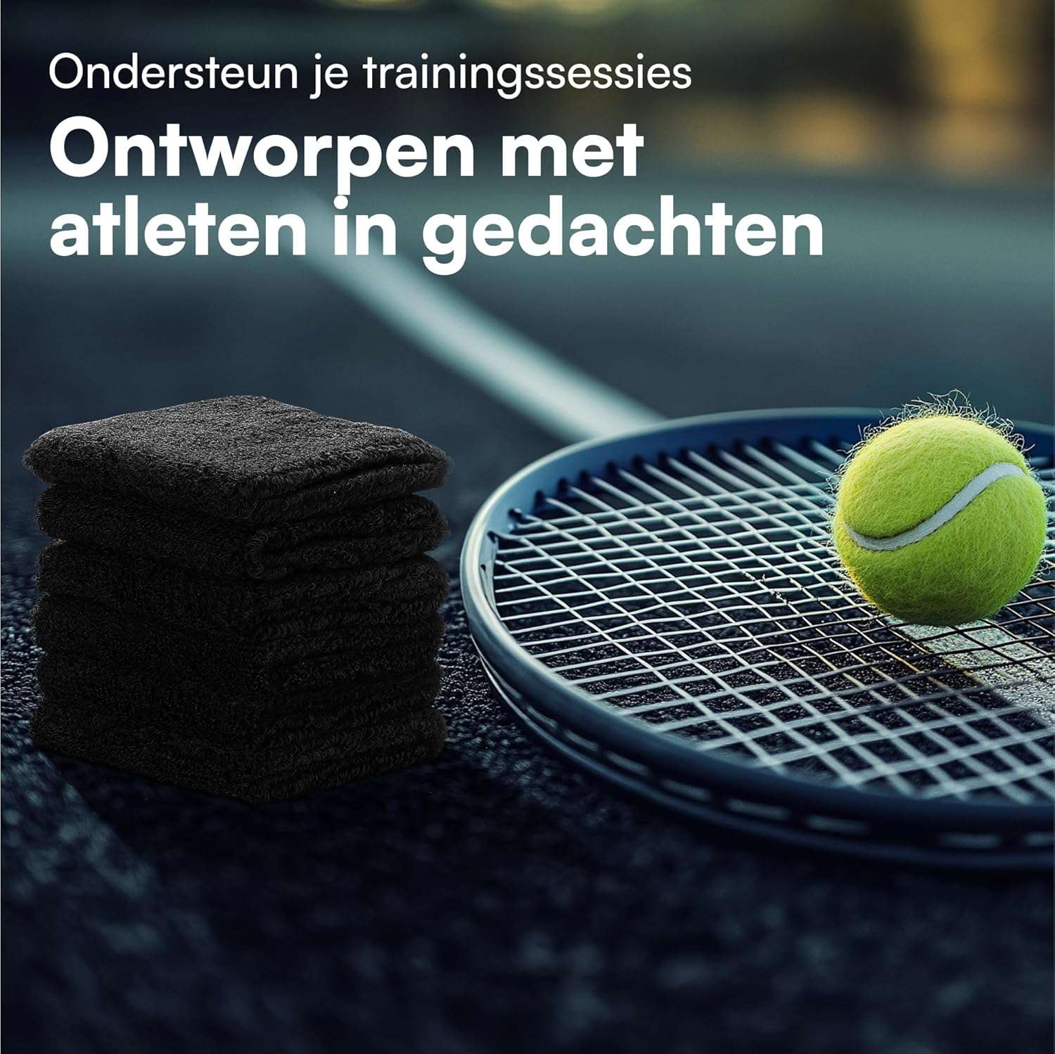 6x elastische zweetband pols - Zweetbandjes set voor dames en heren - Polsband voor hardlopen sport en fitness - Comfortabele gym zweetbanden