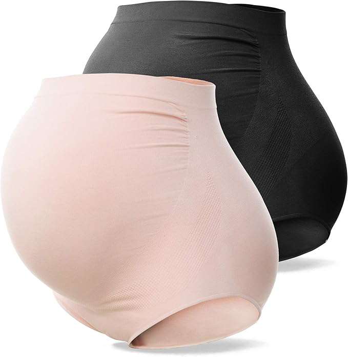 Vrouwen Zwangerschap Hoge Taille Ondergoed Zwangerschap Naadloze Zachte Hipster Slipje Over Bump