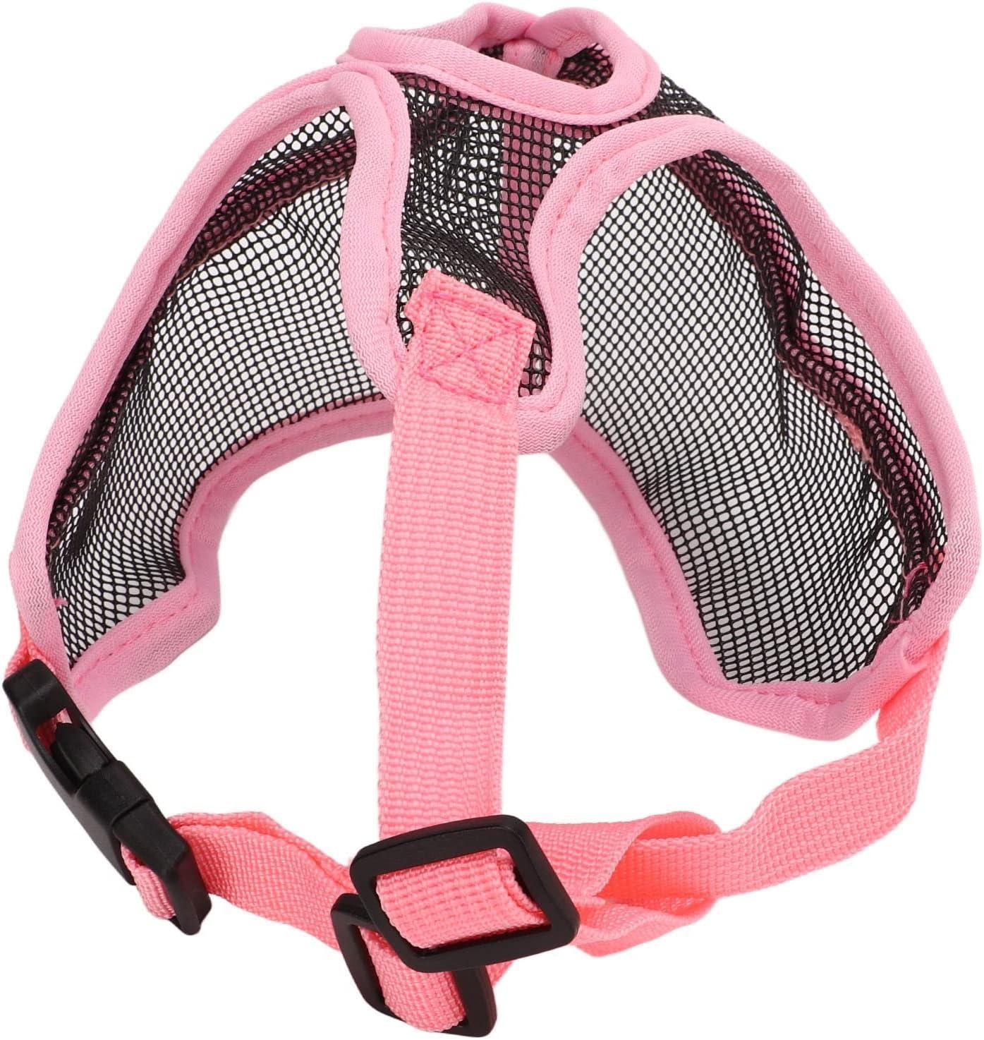 Ademend Mesh Muilkorf voor Korte Snuit Honden (Bulldog, Chihuahua) – Voorkom Bijten, Blaffen & Kauwen