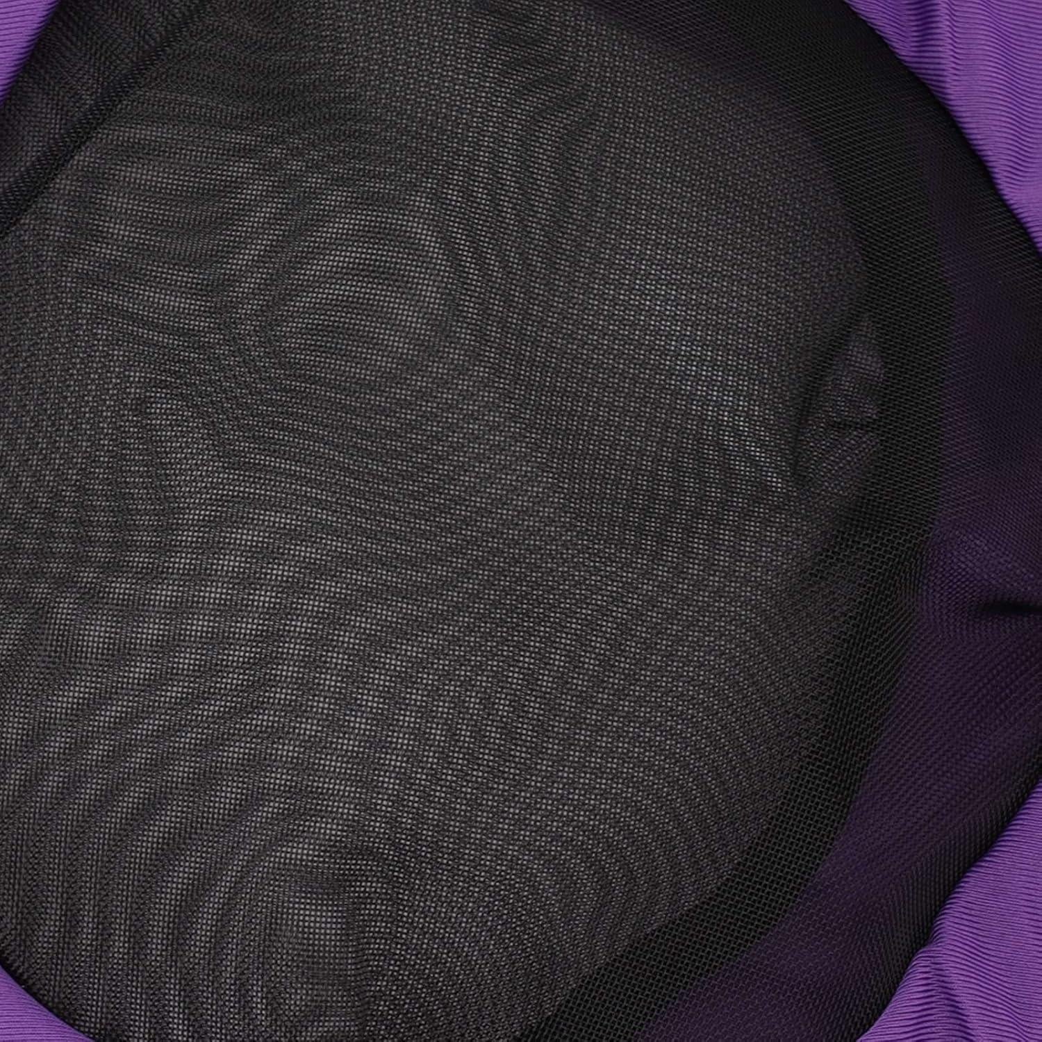 Ademend Elastisch Paardengezichtsmasker met Oorbescherming – Paars – Comfortabel Masker voor Paardrijden