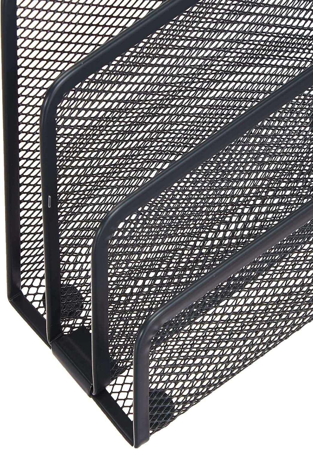 brievenbus, antraciet, net, ca. 17,5 x 8,5 x 13,5 cm, bureau-organizer, brievenhouder, orde op het bureau