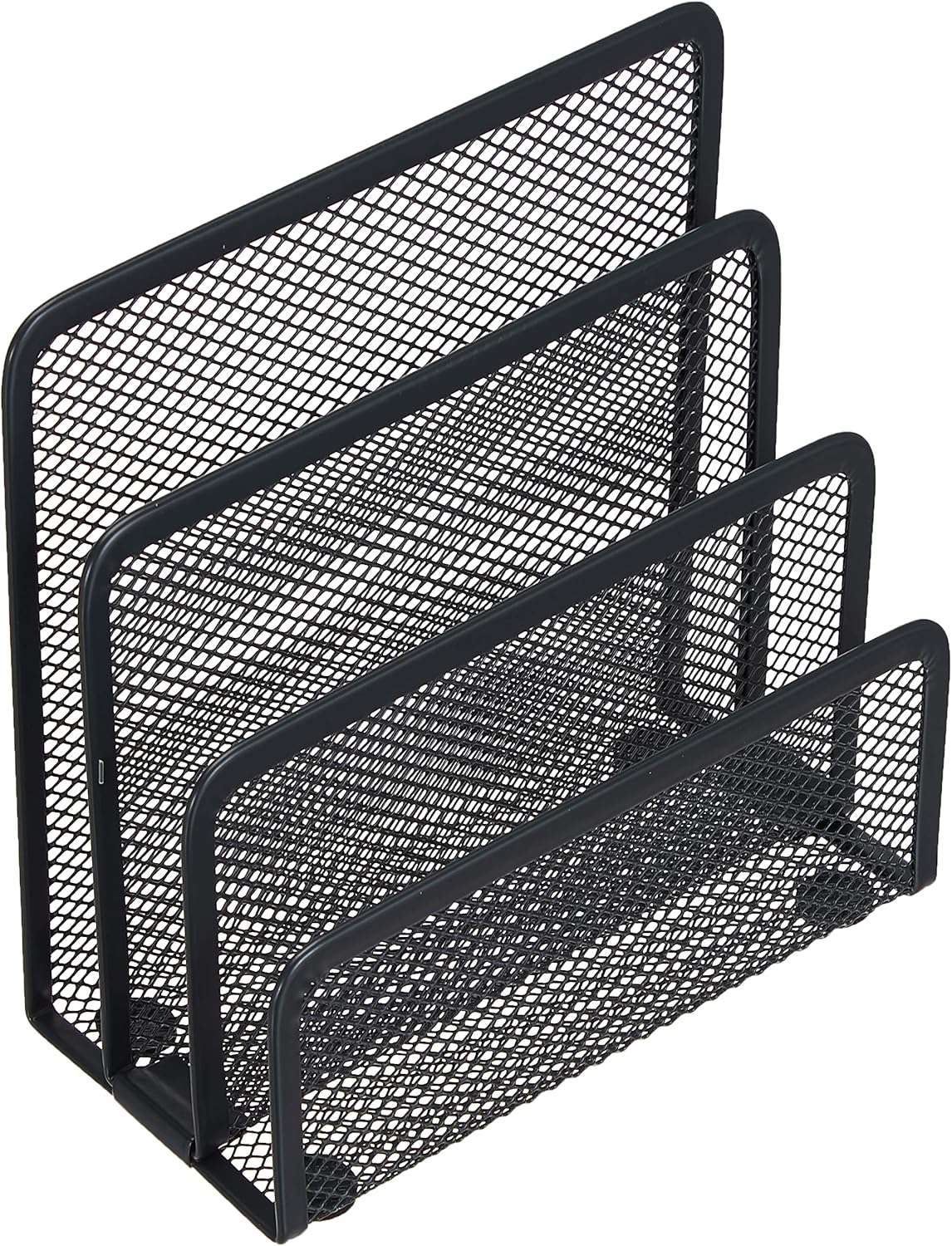 brievenbus, antraciet, net, ca. 17,5 x 8,5 x 13,5 cm, bureau-organizer, brievenhouder, orde op het bureau