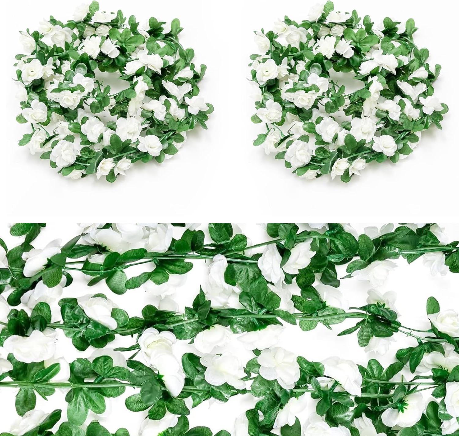 Kunstmatige Pioenrozen Slinger – 250 cm Wijnstok Bloemenguirlande voor Thuisdecoratie & Feest – Opknoping Plantenbloemen