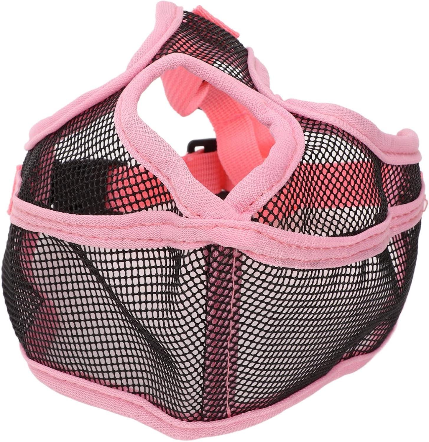 Ademend Mesh Muilkorf voor Korte Snuit Honden (Bulldog, Chihuahua) – Voorkom Bijten, Blaffen & Kauwen