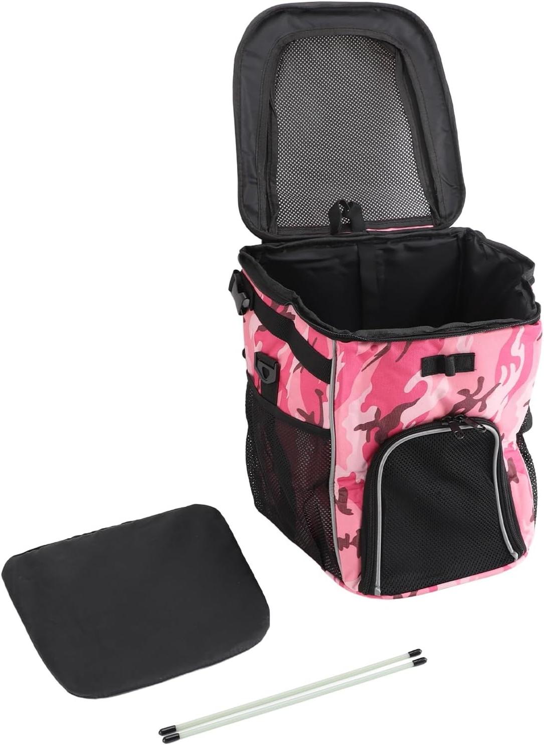 Waterdichte Hondenfietsrugzak - Ademend & Afneembaar - Ruime en Comfortabele Fietsmand voor Honden - Ideaal voor Buitenactiviteiten.