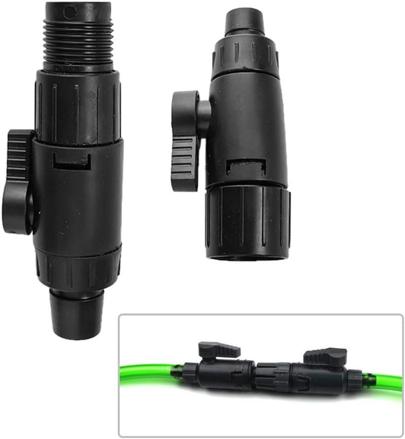 Waterstroom Regelventiel – 2 Stuks Aquarium Slangventiel 12-16 mm – Buisadapter voor Waterregeling en Slangcontrole