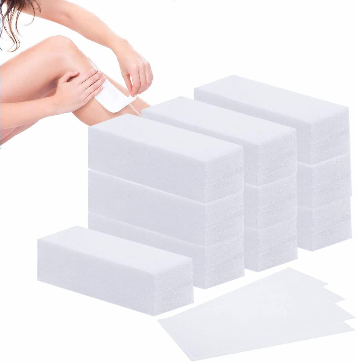 1000 Stuks Vliesstrips voor Wax – 7x20 cm Ontharingsstrips voor Warme Was & Suikerpasta – Geschikt voor Gezicht, Benen, Bikini & Lichaam
